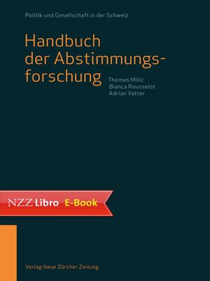 cover image of Handbuch der Abstimmungsforschung